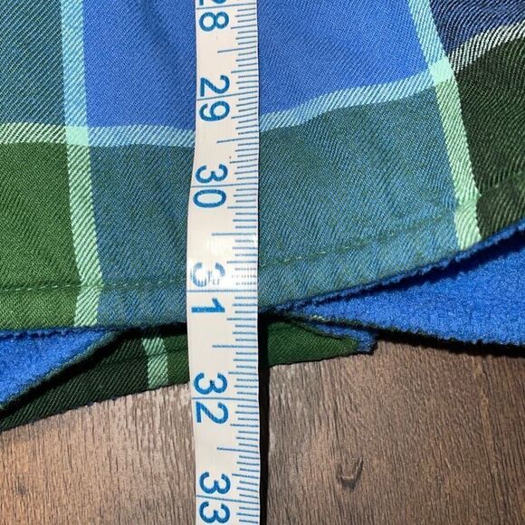 Levi’s Straus Men’s Unisex‎ Gold Tab Jackson Plaid Shacket Size XL Blue Green - Picture 10 of 10